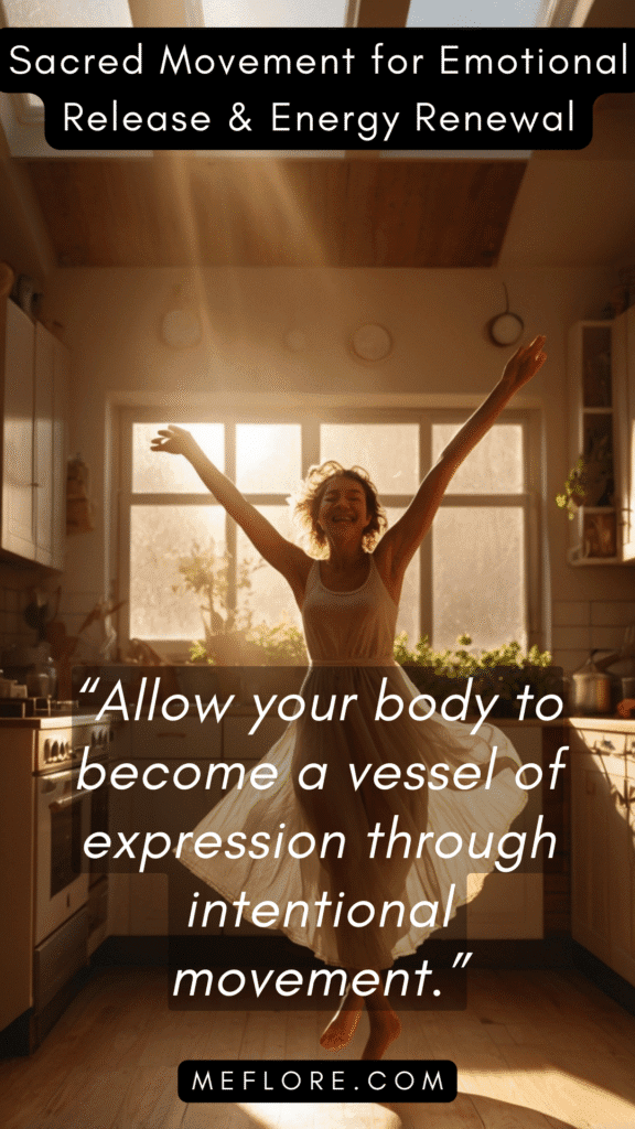 Natural self care rituals: Sacred Movement for Emotional Release & Energy Renewal