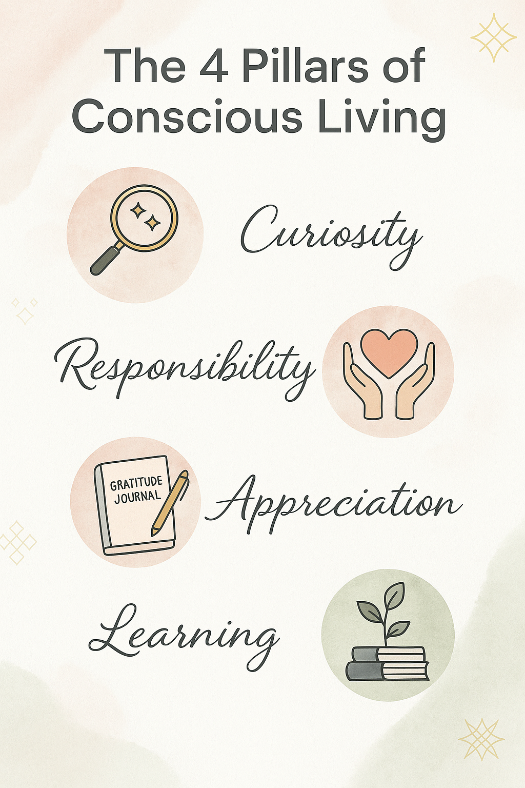 4 pillars of conscious living