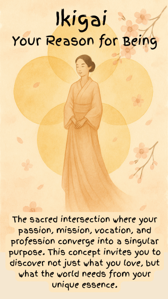 Japanese wisdom: Ikigai