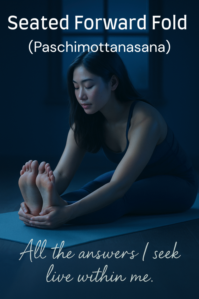 seated forward fold