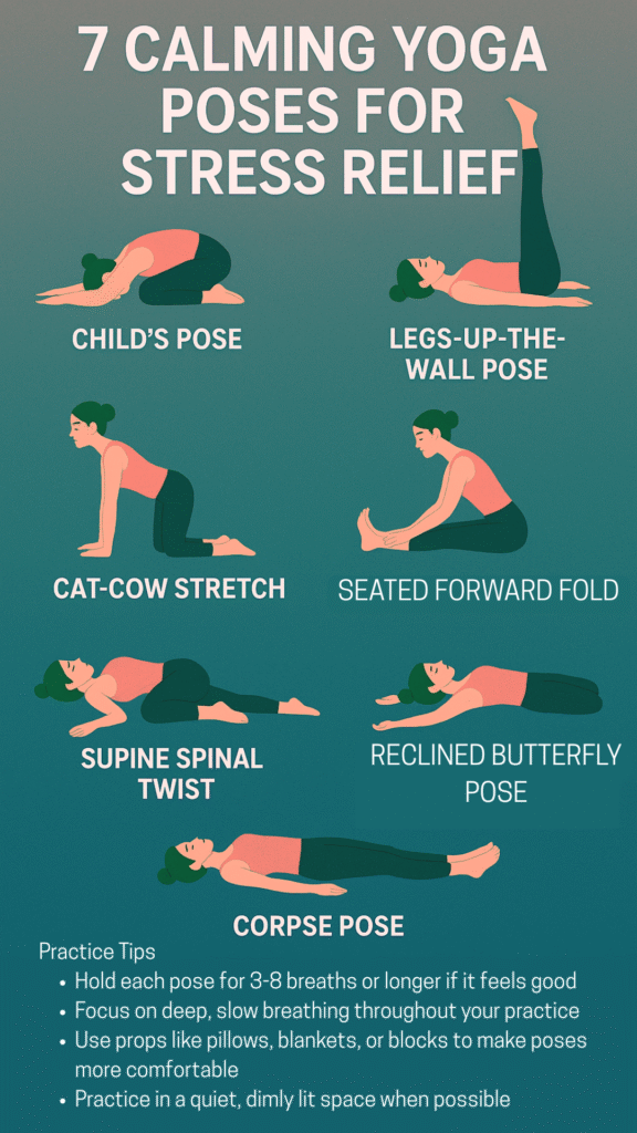 7 Calming Yoga Poses for Stress Relief