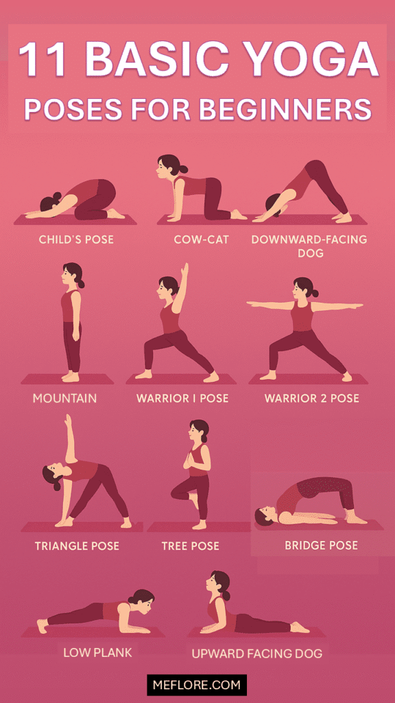 11 basic yoga poses for beginners