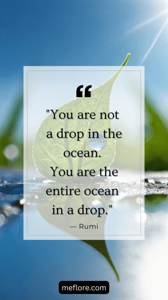 mental wellbeing quote by Rumi