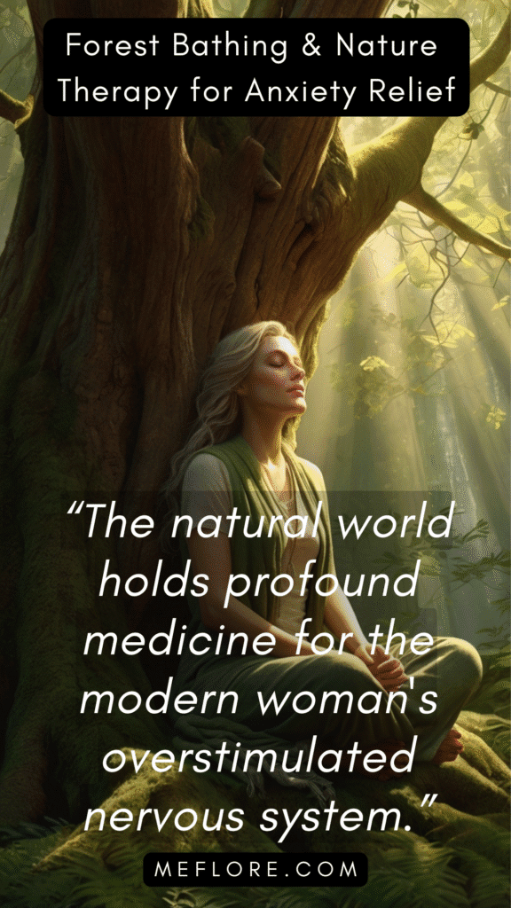 Natural self-care rituals: forest bathing