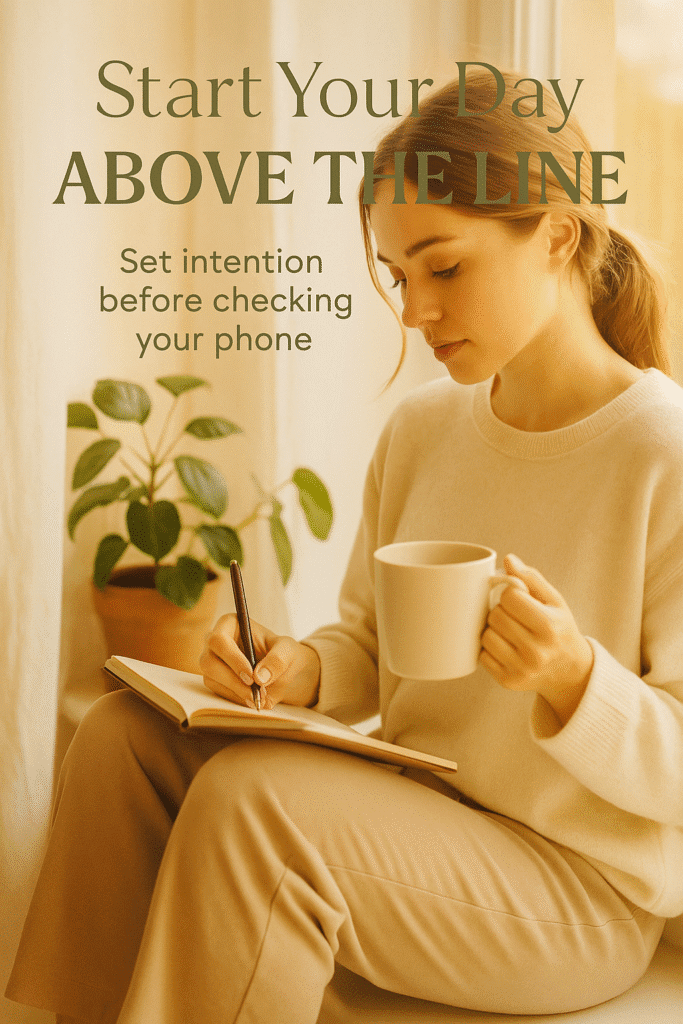 Start your day above the line