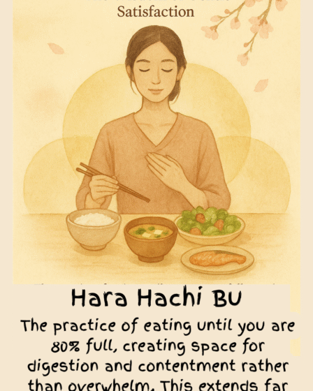 Hara Hachi Bu - The Wisdom of Gentle Satisfaction