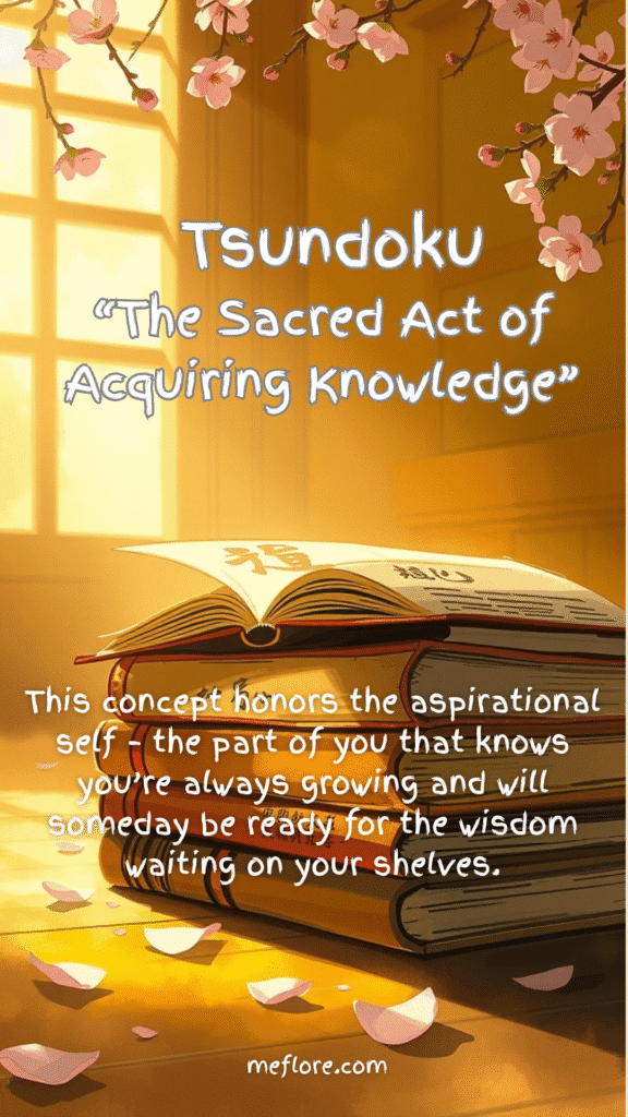 Japanese wisdom: Tsundoku