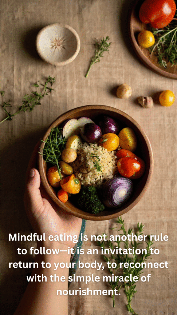 relationship with food: mindful eating