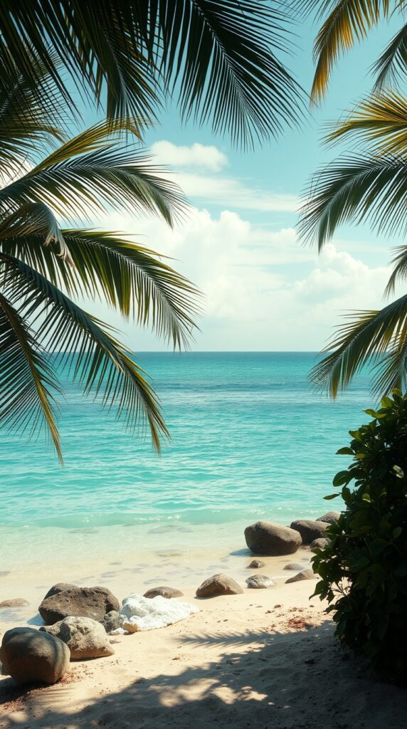 summer tropical resort