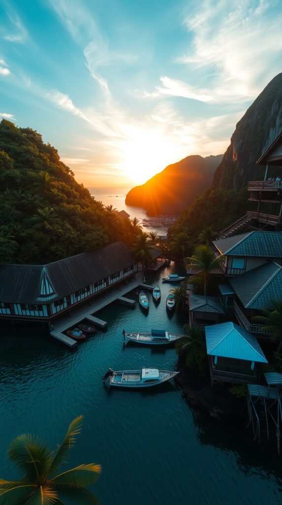 tropical resort