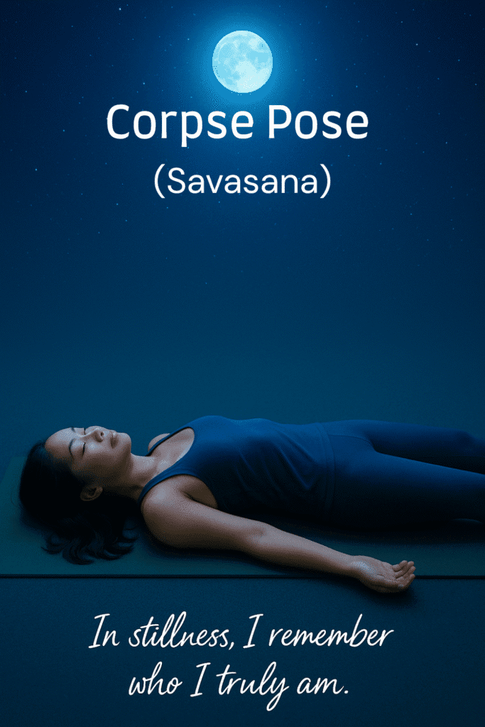 corpse pose