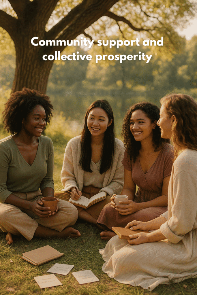 community support and collective prosperity