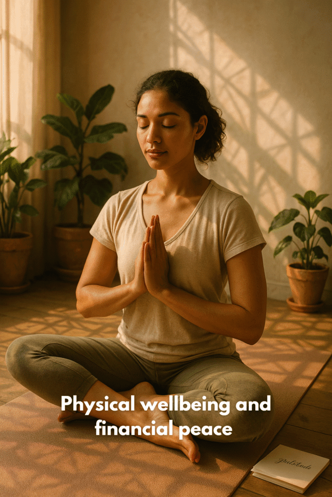 physical wellbeing and financial peace