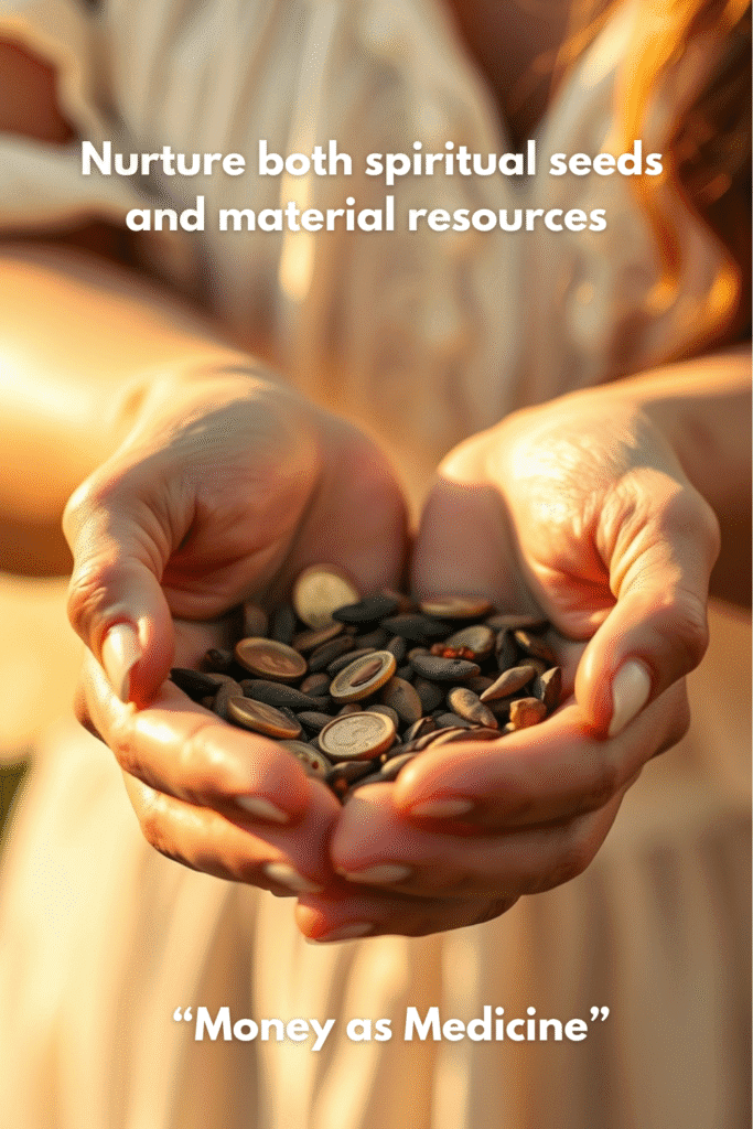 spiritual seeds and material resources